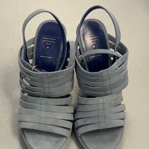 Valentina Rangoni Firenze Colonia Grey Cashmere NWT Size 6.5